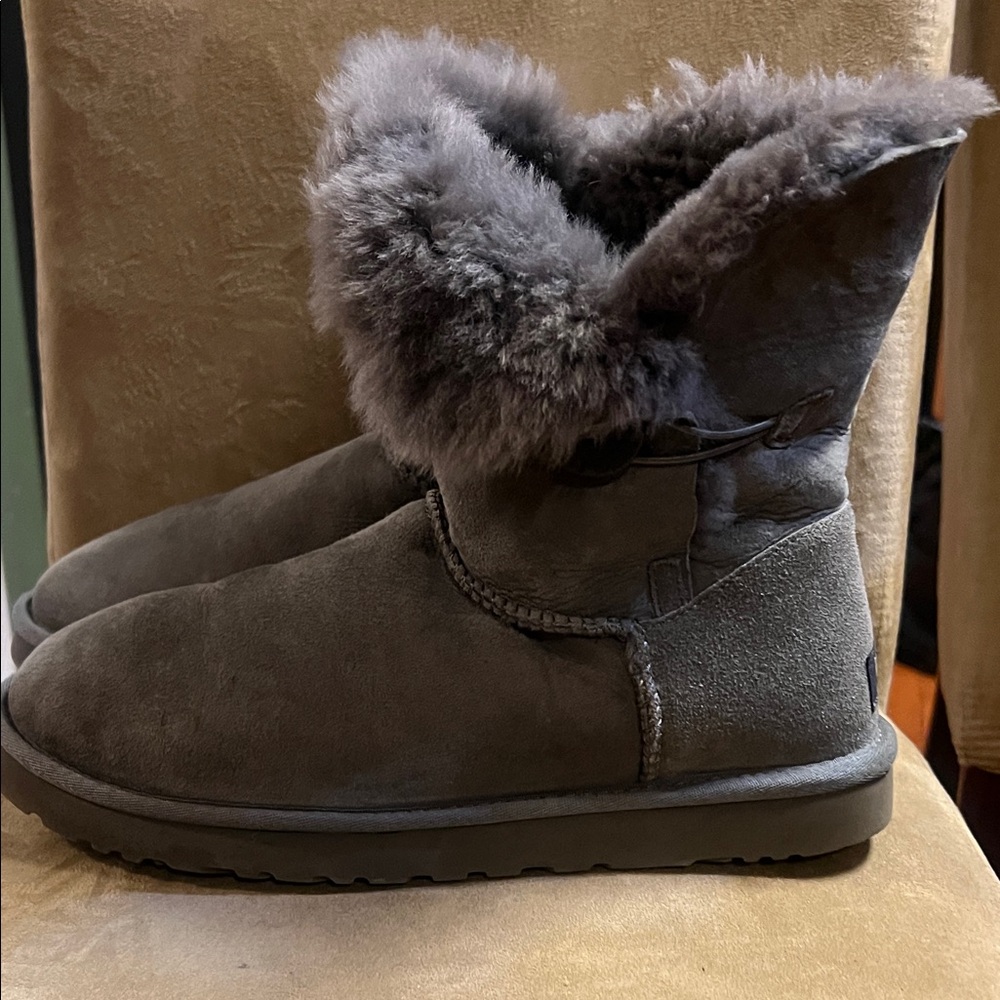 UGG Women's Shearling-Lined Boots - Dark Gray